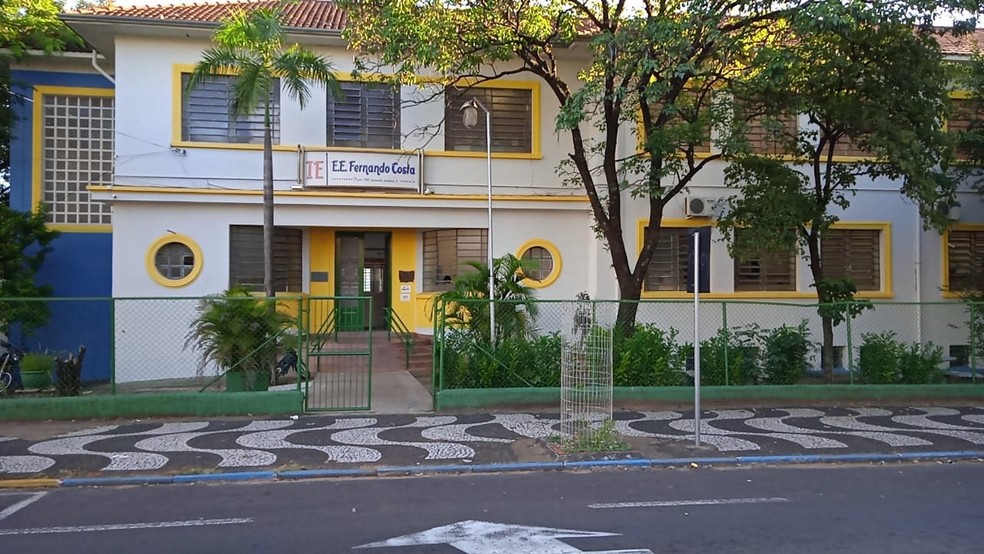 Escola Estadual IE Fernando Costa é uma das unidades da rede estadual de ensino em Presidente Prudente — Foto: Kawanny Barros/TV Fronteira