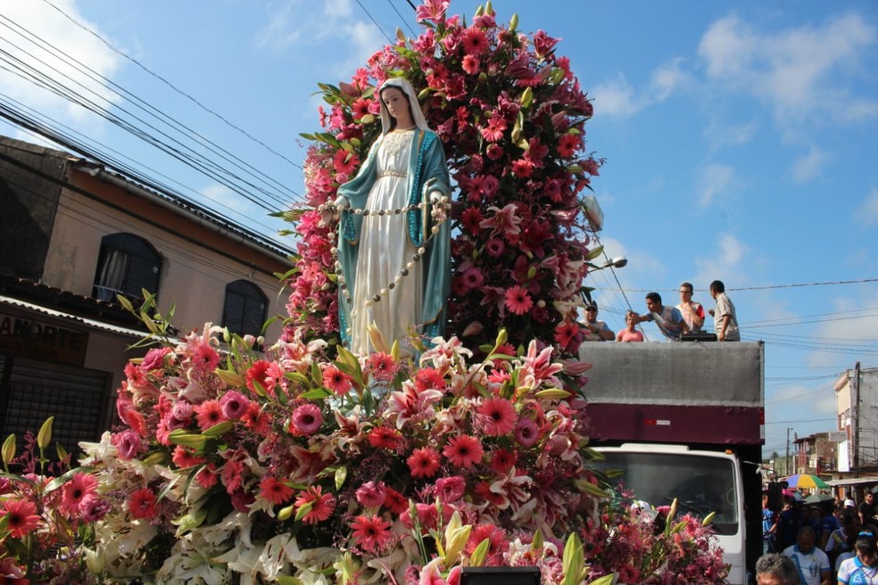 Imagem de Nossa Senhora das Graças — Foto: Reprodução / Ascom PMA