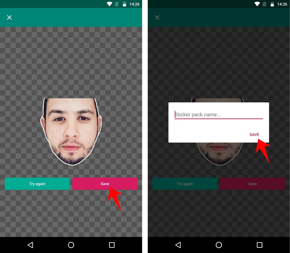 App Sticker Studio envia pacote de figurinhas próprias para usar no WhatsApp — Foto: Reprodução/Rodrigo Fernandes