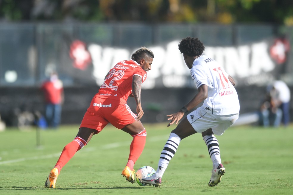 Barrado contra Flamengo e Fortaleza, Talles reapareceu como titular contra o Inter � Foto: Ricardo Duarte/Divulga��o Inter