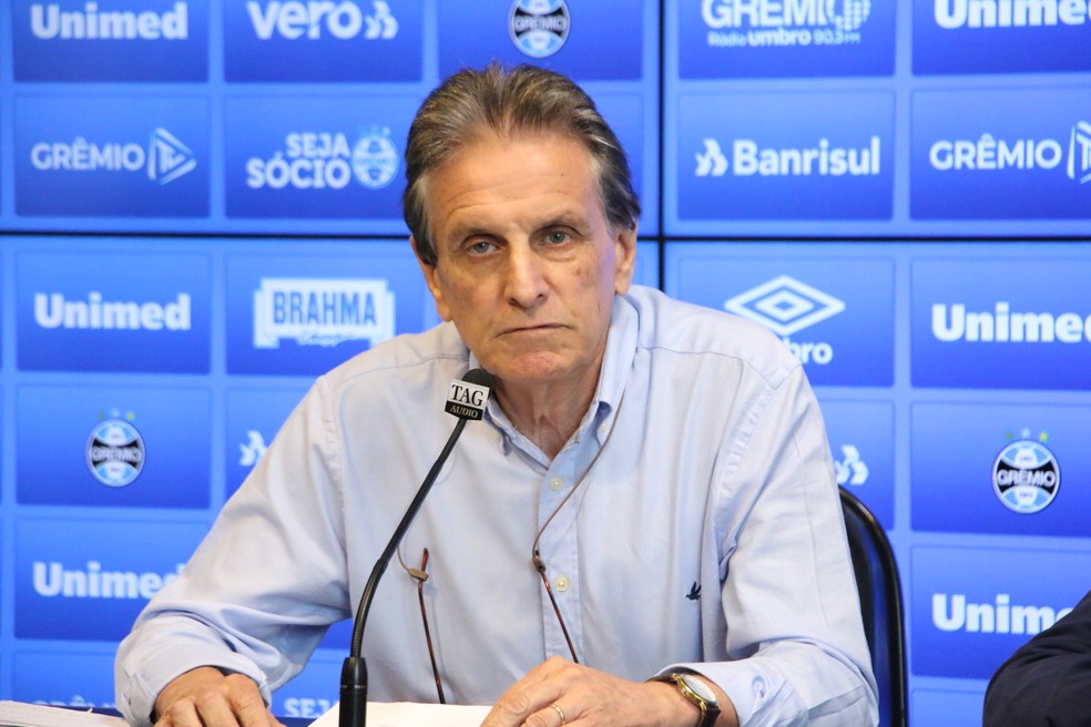 Paulo Luz, vice de futebol do Grêmio — Foto: Eduardo Moura
