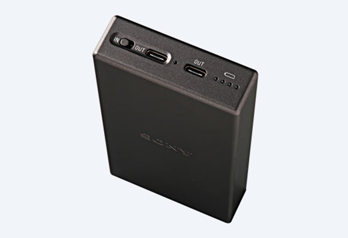 Carregador portátil da Sony tem versões de 5.000 e 10.000 mAh (Foto: Divulgação/Sony)