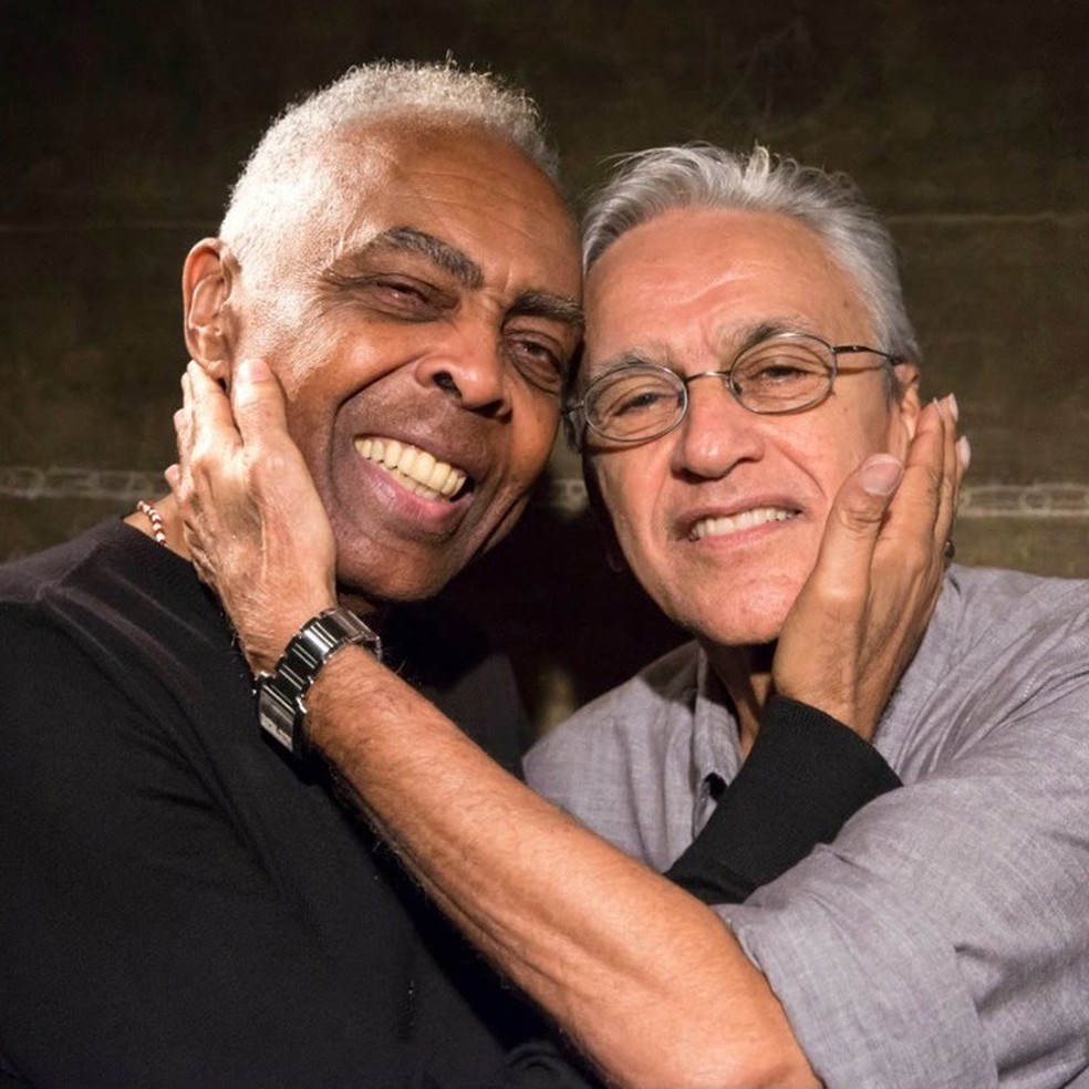 Gilberto Gil e Caetano Veloso — Foto: Reprodução/Redes Sociais