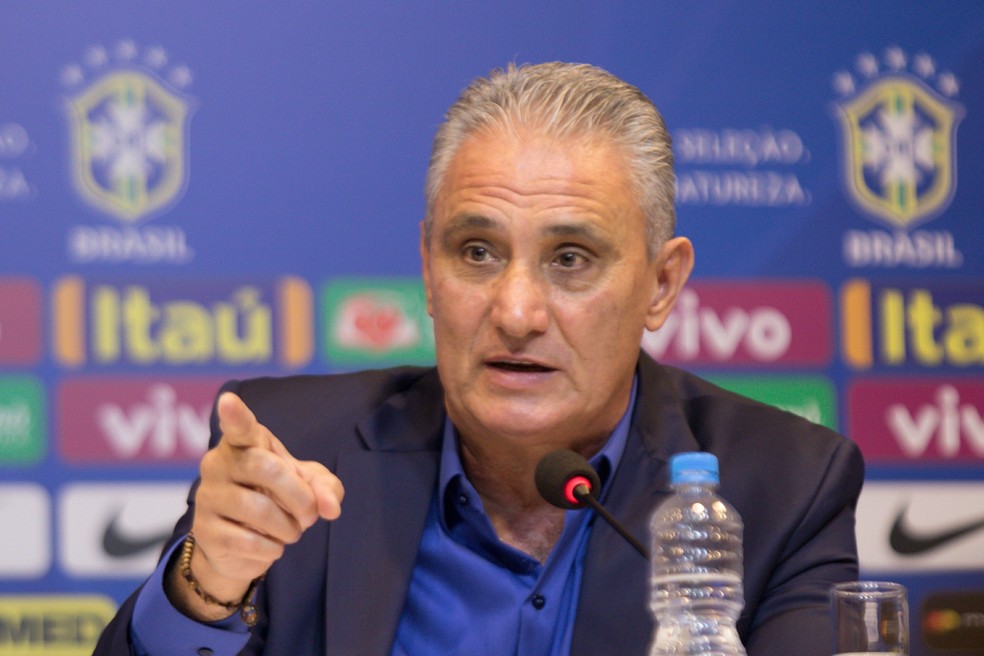 Tite na convocaÃ§Ã£o da Ãºltima sexta, a primeira do novo ciclo da SeleÃ§Ã£o (Foto: DIEGO MARANHÃO/PHOTOPRESS/ESTADÃO CONTEÃDO)