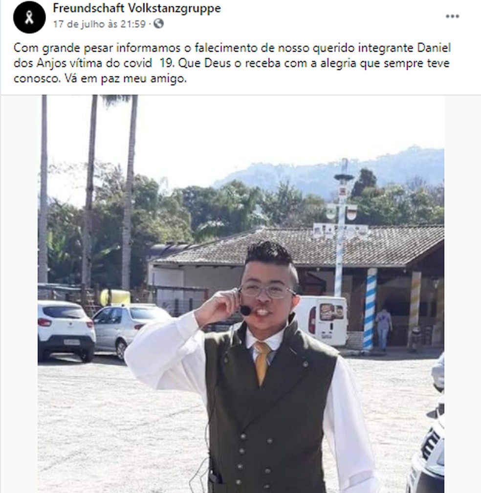 Cantor De 32 Anos Sem Comorbidades Morre Apos Complicacoes Da Covid Em Sc Santa Catarina G1