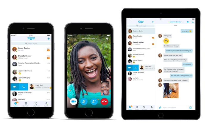 Atualização do Skype para iOS, traz ao iPad recursos já existentes no iPhone (Foto: Divulgação/Skype)