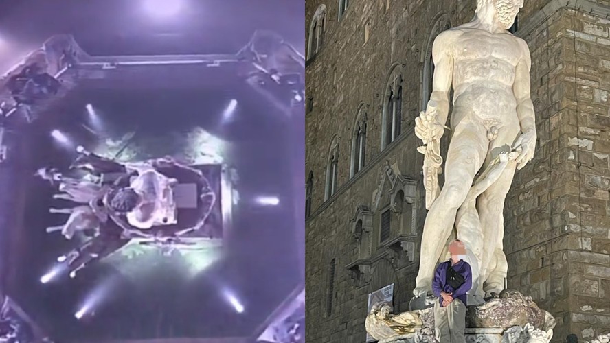 Turista alemão escala monumento na Itália para tirar selfie e gera prejuízo de R$ 26 mil