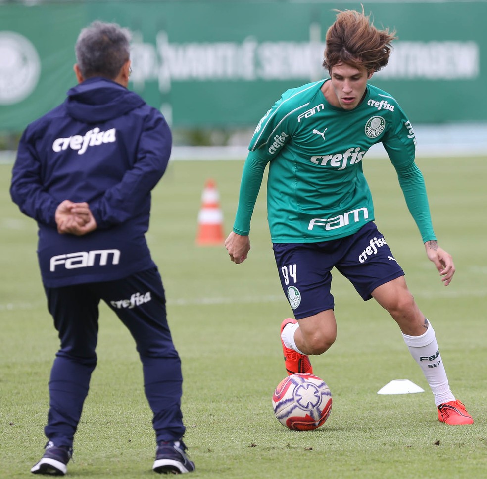 LÃ©o Passos disputa a final da Copa do Brasil Sub-20 e sÃ³ deve concluir negociaÃ§Ã£o com o VitÃ³ria apÃ³s o torneio â€” Foto: Cesar Greco / Ag. Palmeiras