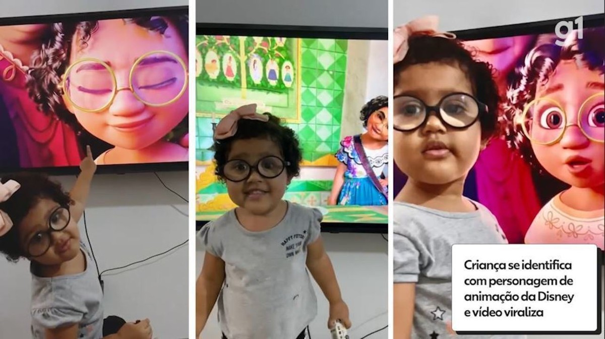 Video of a girl from MG who sees herself in a Disney character goes viral and is liked by Viola Davis: 'I'm european!' 🇧🇷 Minas Gerais