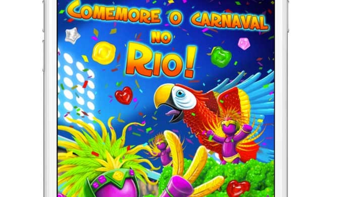 Gummy Drop mostra viagem ao Rio no carnaval (Foto: Divulgação/Big Fish Games)