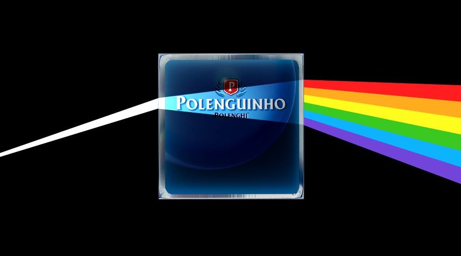 Imagem em postagem da Polenguinho, inspirada em álbum do Pink Floyd, foi identificada como 'propaganda LGBT' por usuários (Foto: Divulgação)