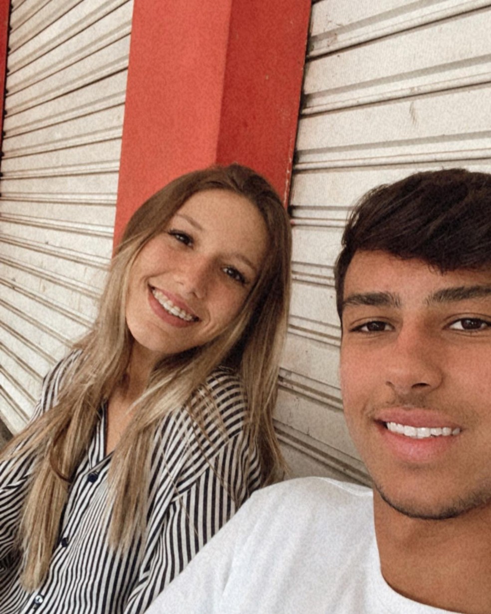 Thalya e José Porfírio: família tenta localizá-lo — Foto: Reprodução