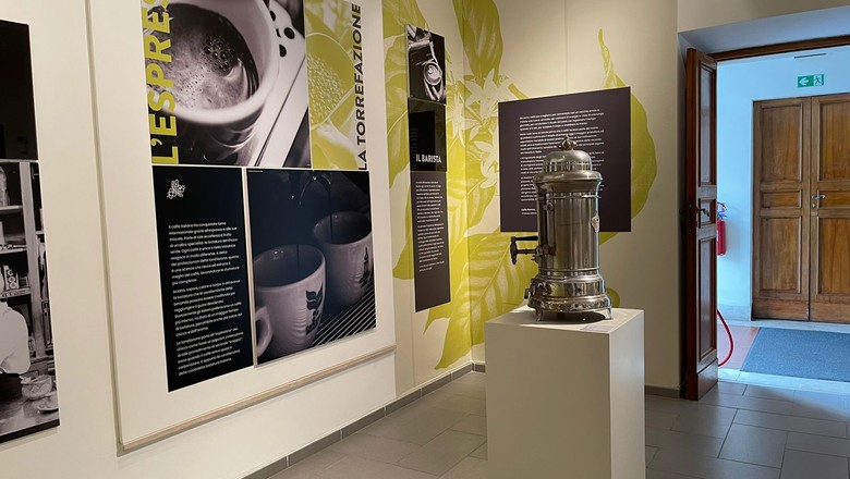 Cafeteira “Monarcha”, um dos artefatos exibidos na exposição. (Foto: Reprodução)