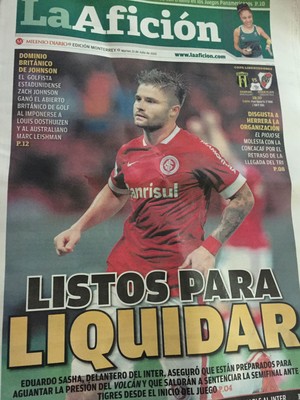 Jornal do México vê Inter pronto para "liquidar" (Foto: Diego Guichard)