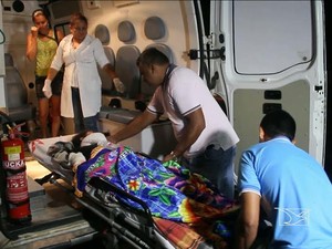 Pelo menos 15 pessoas ficaram feridas em acidente na MA-303 (Foto: Reprodução/TV Mirante)