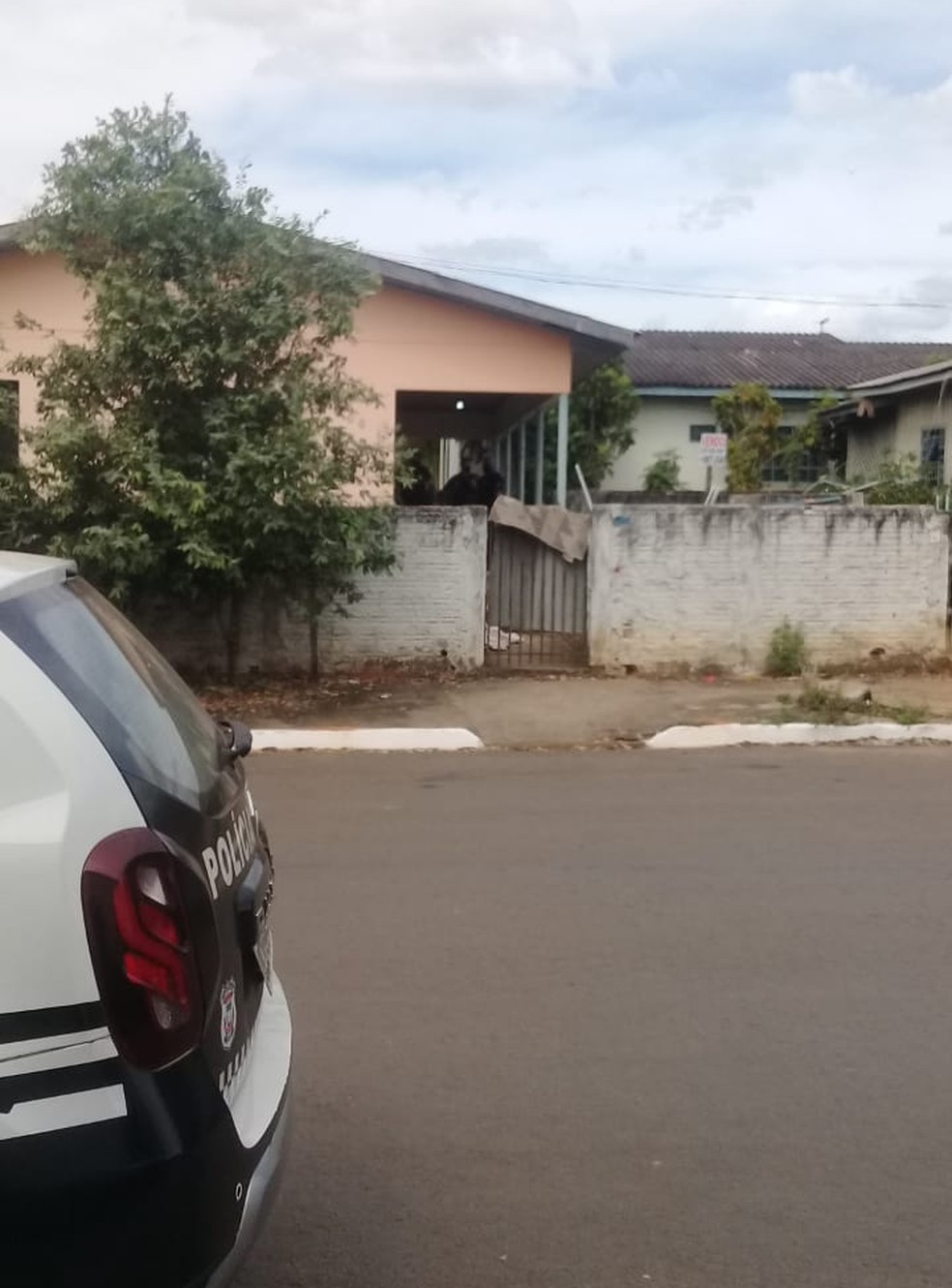 Corpo foi encontrado em quintal de casa em Sorriso (MT) — Foto: Divulgação