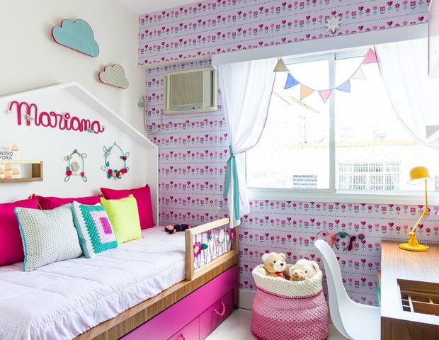 Quarto para meninas de 9 anos e de meninas de 6 anos e de meninas de meninas  de 3 anos