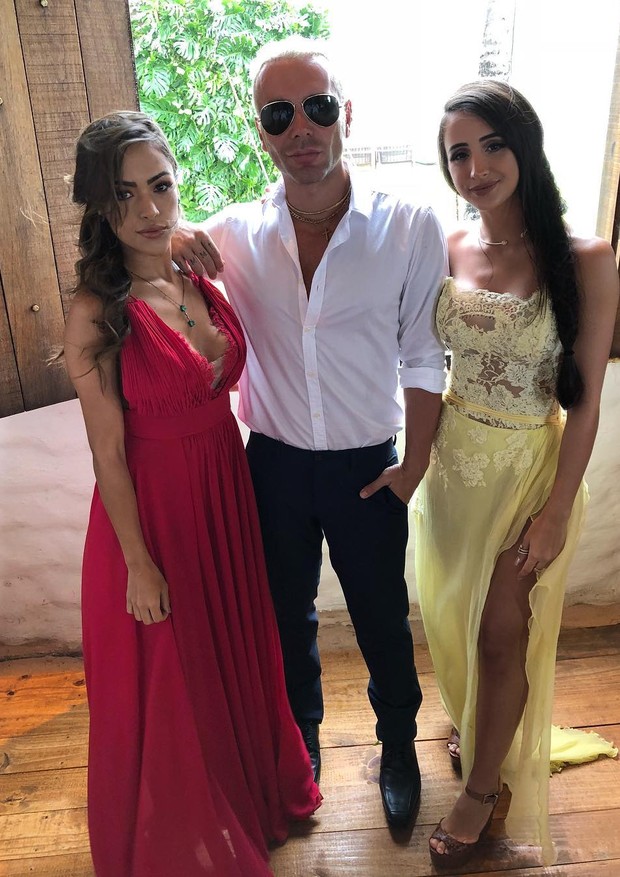 Matheus Mazzafera com Gabi Luthai e Mari Nolasco (Foto: Reprodução/Instagram)