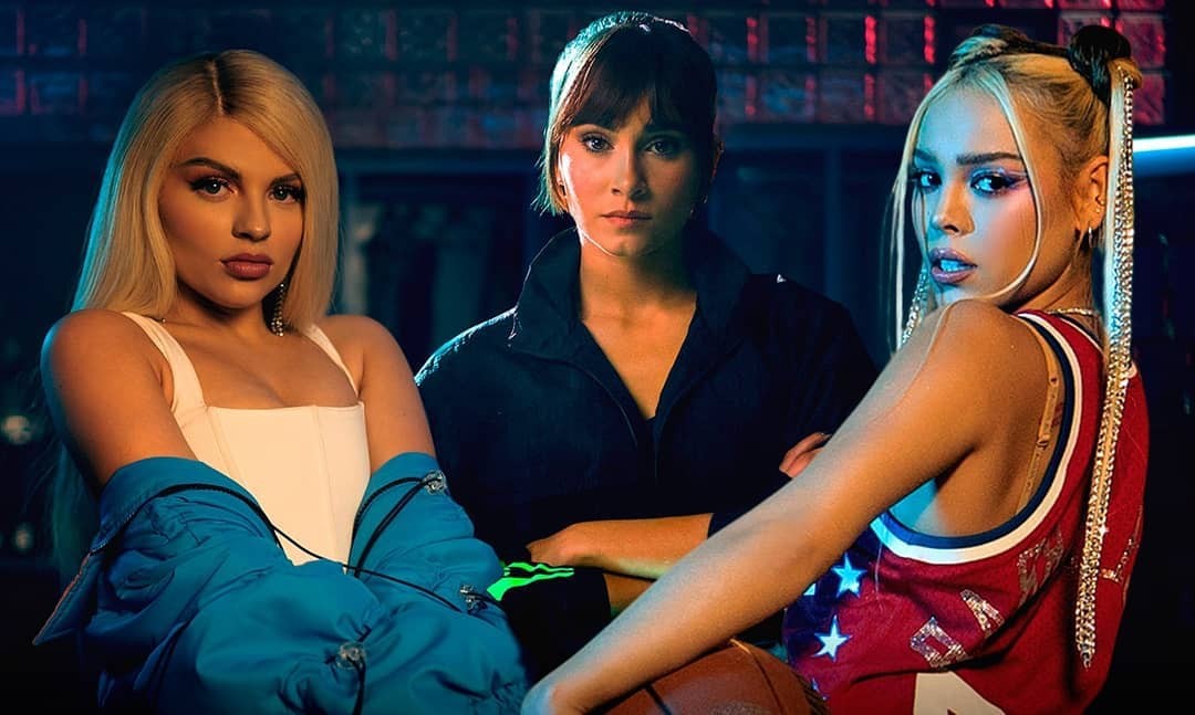 Luísa Sonza, Danna Paola e Aitana apresentam o hit global “Friend de Semana” (Foto: Reprodução/Instagram)