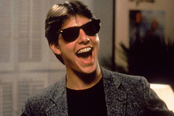 Tom Cruise em cena de Negócio Arriscado (1983) (Foto: Reprodução)
