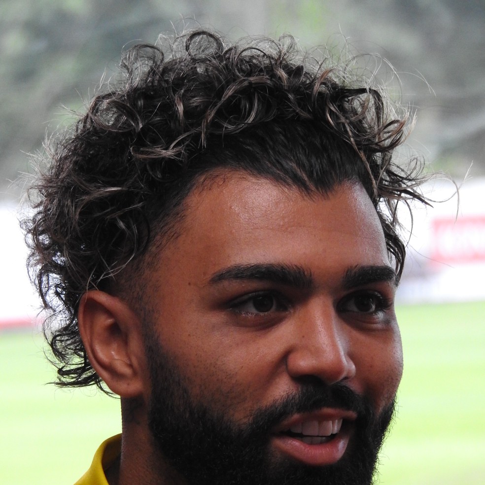 Os olhos de Gabigol brilham quando fala da torcida do Flamengo — Foto: Fred Gomes