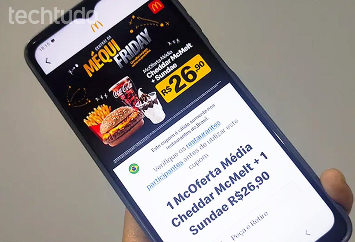 Promoção de Black Friday McDonald’s: como ganhar cupons e lanche grátis