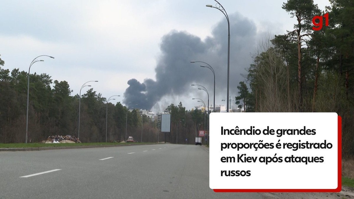 Kiev volta a ser atingida por fortes explos&otilde;es ap&oacute;s uma semana de tr&eacute;gua  russa | Ucr&acirc;nia e R&uacute;ssia | G1