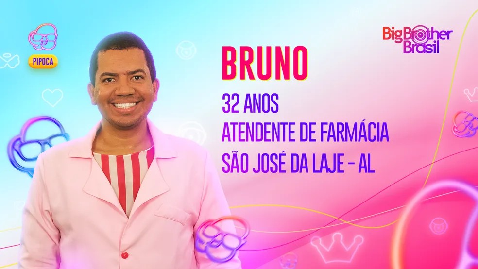 Bruno é um dos participantes do 'BBB 23'. — Foto: Globo