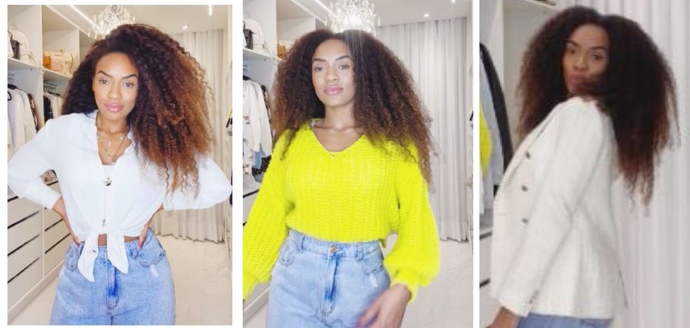 Patrcia Ramos mostra como usar 1 jeans em 3 looks  Foto: Arquivo Pessoal
