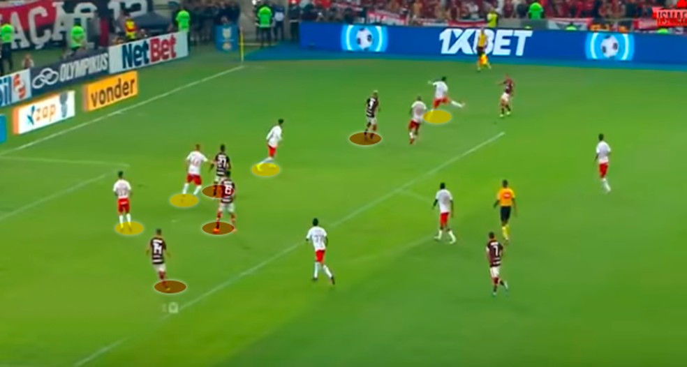 Gol do Flamengo contra o Internacional — Foto: Leonardo Miranda