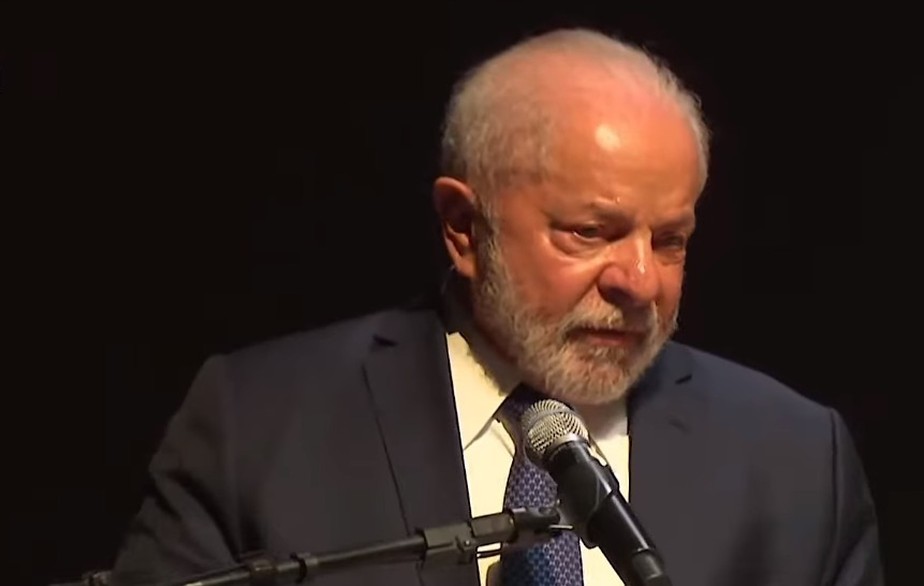 O presidente Lula durante evento da Fiesp em SP