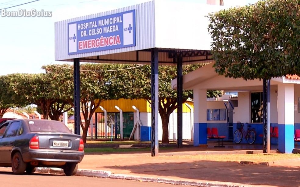 Hospital municipal de Porteirão — Foto: Reprodução/TV Anhanguera
