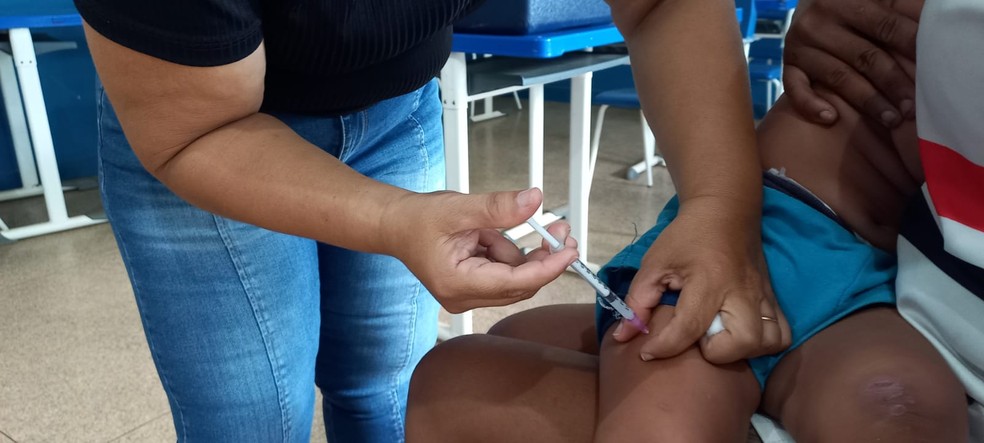 Vacinação infantil em Porto Velho — Foto: Prefeitura de Porto Velho