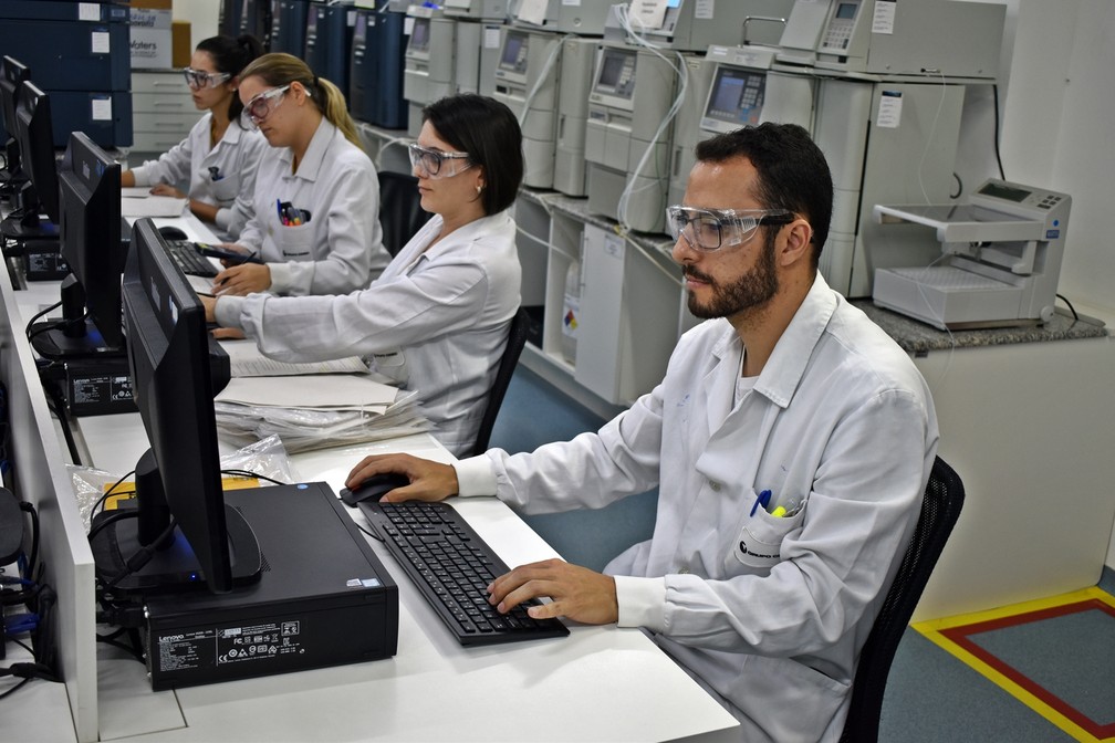 Cimed investiu R$ 130 milhões em pesquisa e desenvolvimento nos últimos anos em Pouso Alegre — Foto: Lucas Soares / G1
