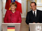 Merkel confunde François Hollande com Mitterrand em entrevista