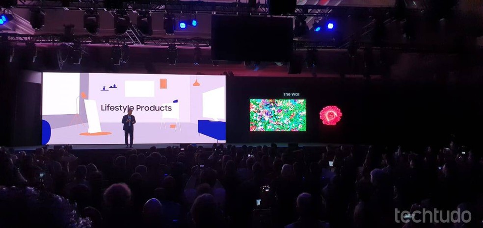 Samsung anuncia nova versão da The Wall na CES 2020 — Foto: Divulgação/Samsung