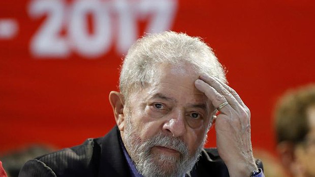 O ex-presidente Luiz Inácio Lula da Silva participa do Congresso do PT  em São Paulo (Foto: Leonardo Benassatto/Reuters)
