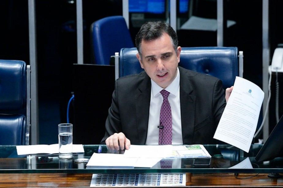 O presidente do Senado, senador Rodrigo Pacheco (PSD-MG) 23/03/2023