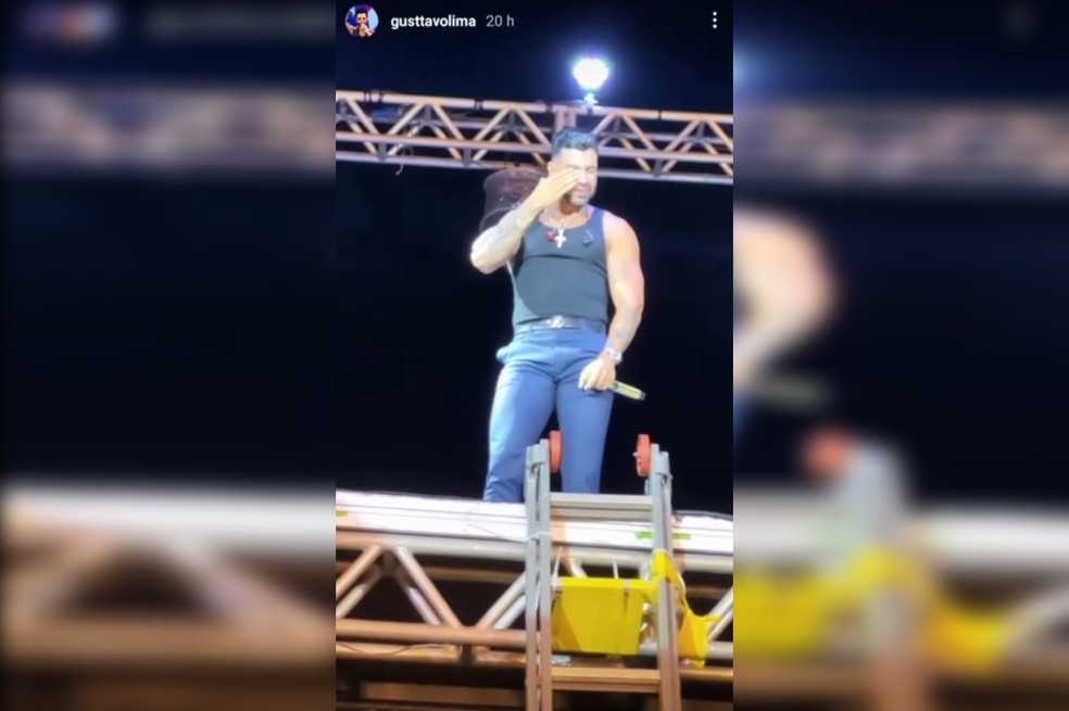 Gusttavo Lima se emociona ao homenagear amiga Marília Mendonça com a música 