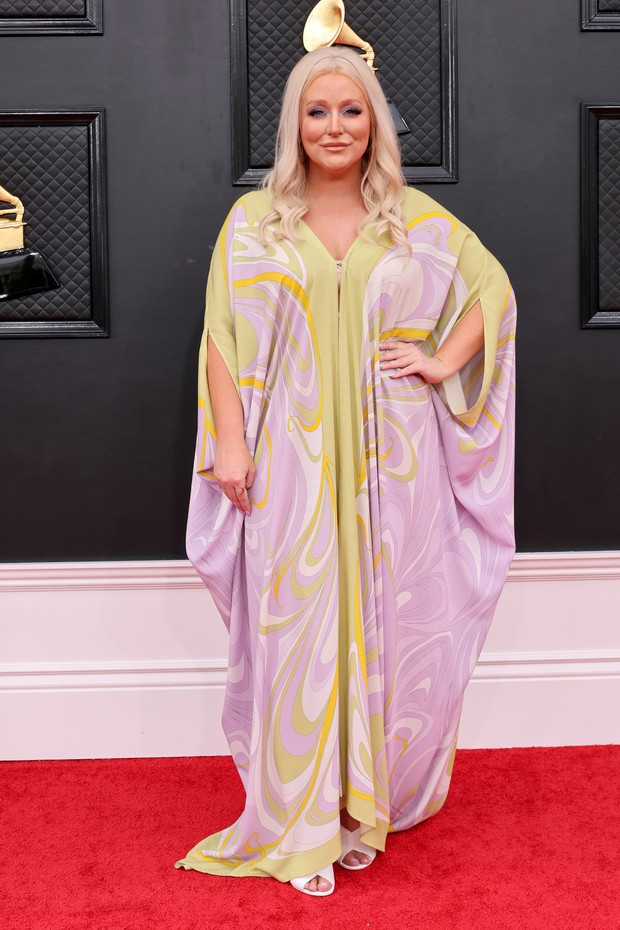 LAS VEGAS, NEVADA - APRIL 03: Jessie Jo Dillon attends the 64th Annual GRAMMY Awards at MGM Grand Garden Arena on April 03, 2022 in Las Vegas, Nevada. (Photo by Amy Sussman/Getty Images) (Foto: Getty Images)