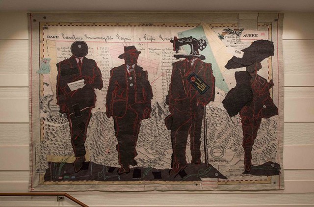 Tapestry by William Kentridge for the Ermenegildo Zegna store (Foto: ERMENEGILDO ZEGNA)