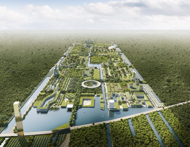 Arquiteto planeja construir cidade inteligente com mais de 7 milhões de plantas no México (Foto: Divulgação)