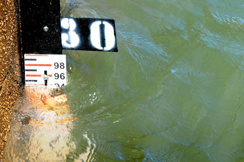 Nível do Descoberto em 17 de dezembro de 2018 — Foto: Tony Winston/Agência Brasília