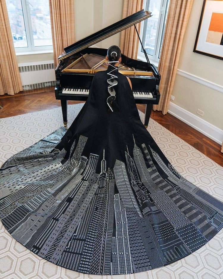 Alicia Keys no Met Gala 2022 (Foto: Reprodução Instagram)