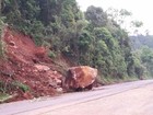 Deslizamento de terra fecha parcialmente rodovia do RS; veja 