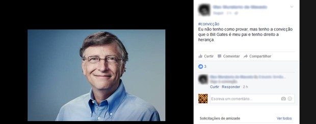 Internauta ironiza denúncia do Ministério Público Federal contra o ex-presidente Lula (Foto: Reprodução/Facebook)