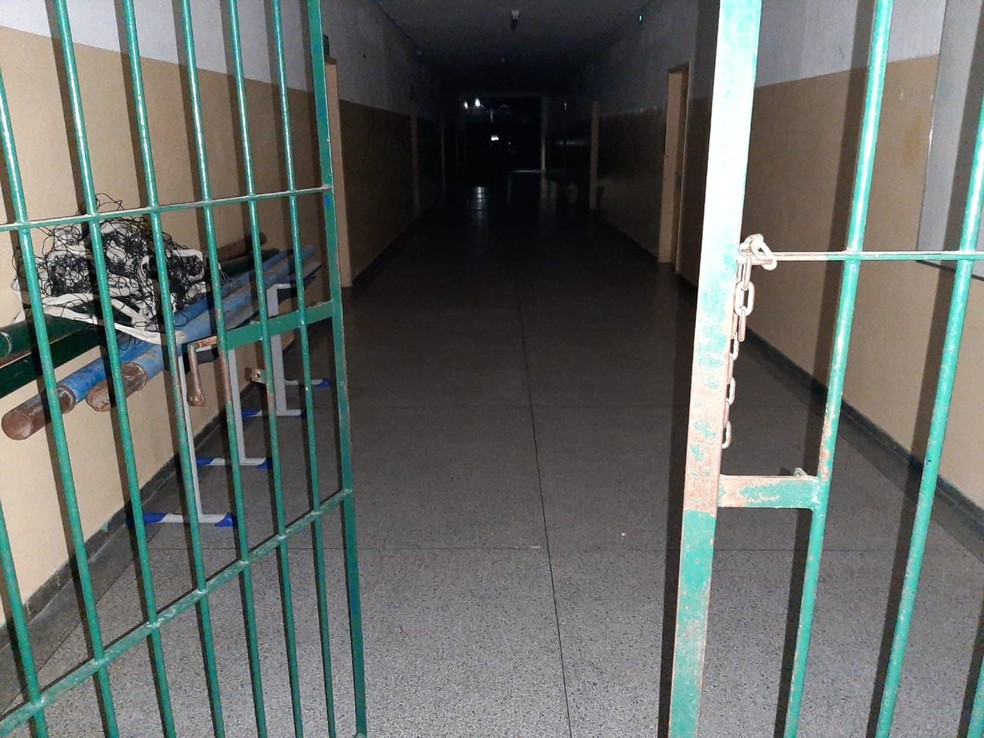 Homem é preso ao tentar furtar escola em Taubaté — Foto: Divulgação/Prefeitura de Taubaté