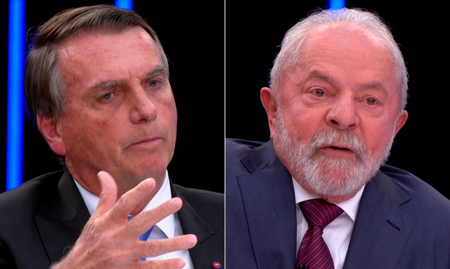 O presidente Jair Bolsonaro (PL) e o ex-presidente Luiz Inácio Lula da Silva (PT)