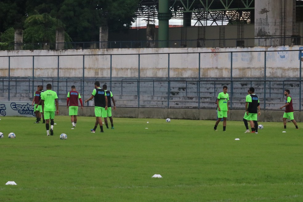 Treino River-PI  â€” Foto: Abel Angelim/Globoesporte.com
