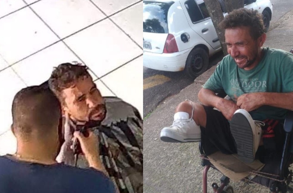 Cadeirante Luiz Antônio Barreto era cuidado por comerciantes do centro de Bauru e encarava com bom humor sua deficiência — Foto: Arquivo pessoal